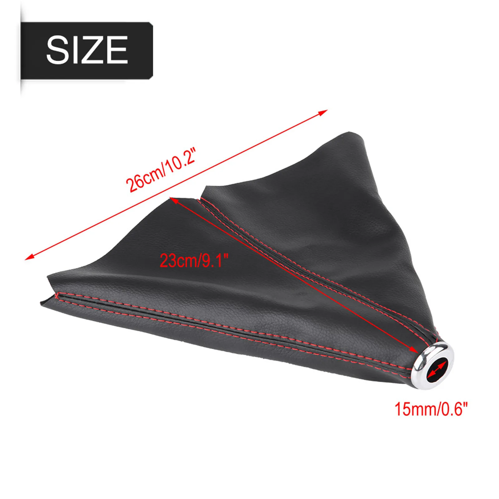 العالمي مشرق الأسود بو الجلود والعتاد التحول المقبض غطاء العلامة التجارية الجديدة جودة مثالية المحمولة الأحمر غرزة والعتاد الجراب واقي أحذية بلاستيك