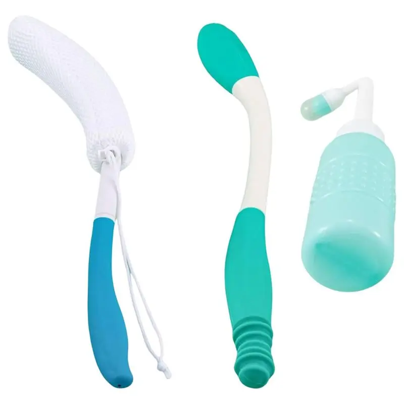 

ABKR-Personal Care Accessory, Butt Wiping Tool, Hygiene Aid Tool, Bidet Body Brush, Wiping For Daily Travel