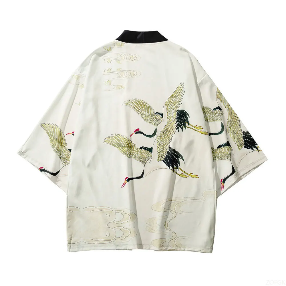 

2023 Creative Chinese Style Kimono Cloak New Summer 3D Printed Men's and Women's Casual Half Sleeved Cardigan Jacket