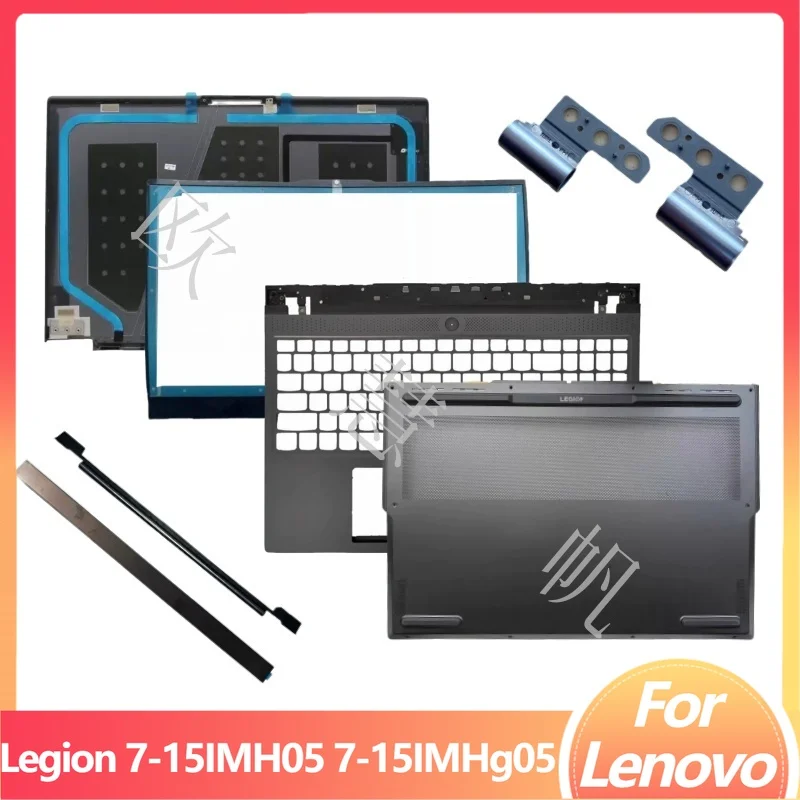 M New for Lenovo Legion 7-15IMH05 7-15IMHg05 Laptop LCD Back Cover Front Bezel Palmrest Upper Cover Bottom Case Hinge Cover