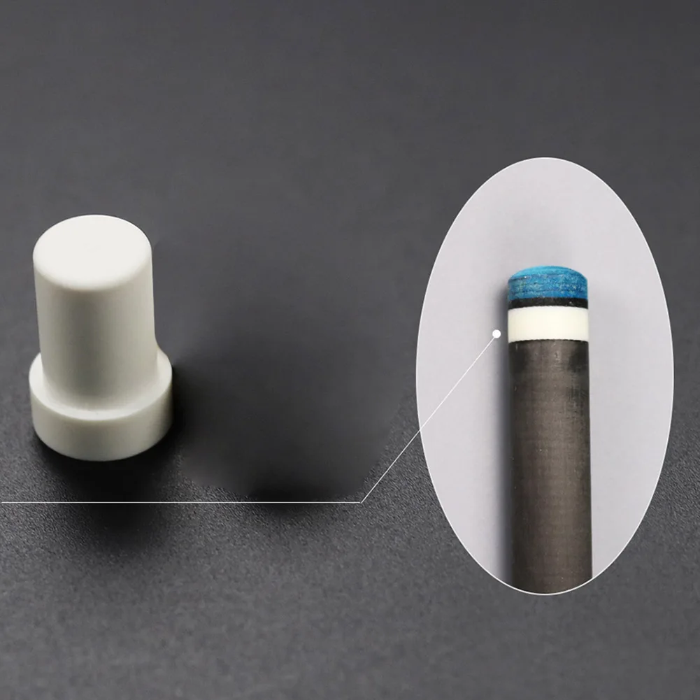 For Juma-Specific Billiard Cue Ferrule ABS Plastic 13.3mm Upper OD 10.8mm Lower OD 20.4mm Height No Threading Required