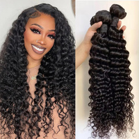 Tissage Deep Wave Human Hair Bundles 20 22 inch Bundles Brazilian Bundles 1/3/4 PCS Human Hair Extensions Delivery 3 Day France