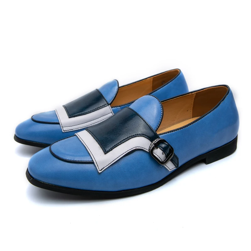 

Luxury Elegant Loafers Men Brand Handmade Designer Leather Shoes For Man Casual Flats Oxfords Pointed Toe Gentleman Dress Shoes