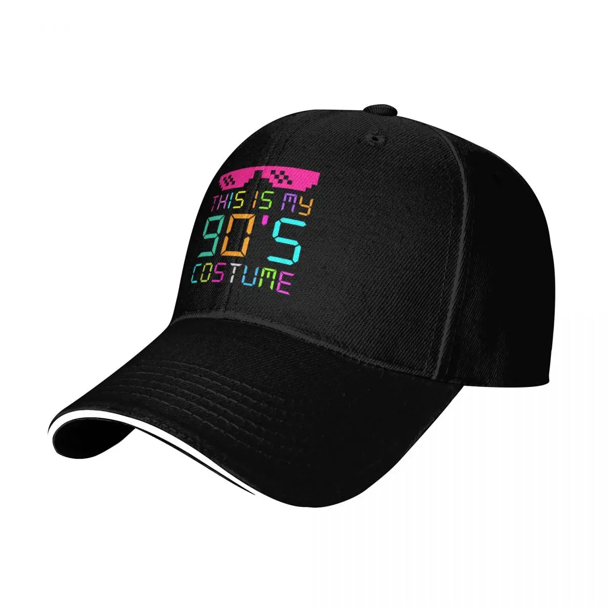 This Is My 90s Costume - Vibe Retro Party Outfit Wear Baseball Cap Men Women Casual Summer Sport Sun Cap