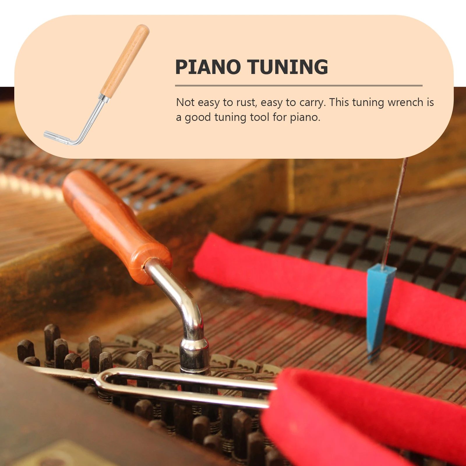 

Piano Tuning Wrench Tool Tuner Lever Harpsichord Professional Tools Music Accessories