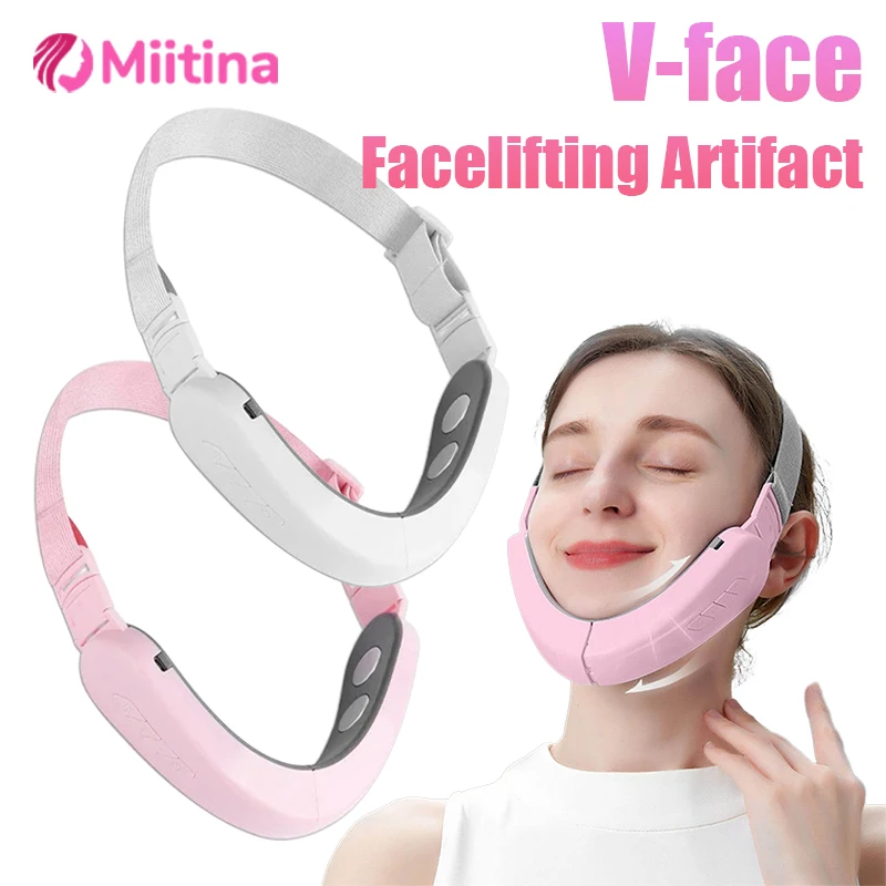 V-shaped Slimming Face Instrument Microcurrent Facial Shaping Intelligentface Beauty Device Facial Massager Chin Slimming Device