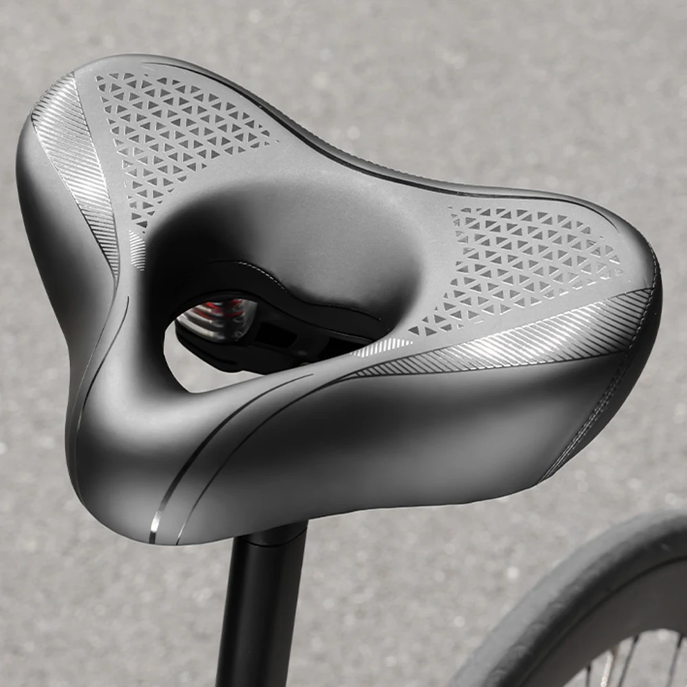 

Bicycle Saddle Shock Absorption Cycling Widen Thicken Cushion Touring Bike Saddle Comfortable E-Bike Seat Comfortable Cushion