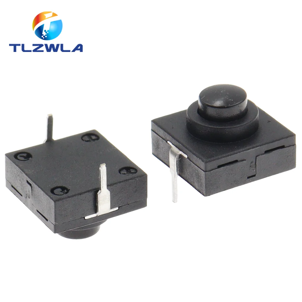 10PCS Flashlight Button Switch 1A 30V CB-1212-112D 2Pin Ultra-Thin Middle Of The Feet 12X12X9.4MM