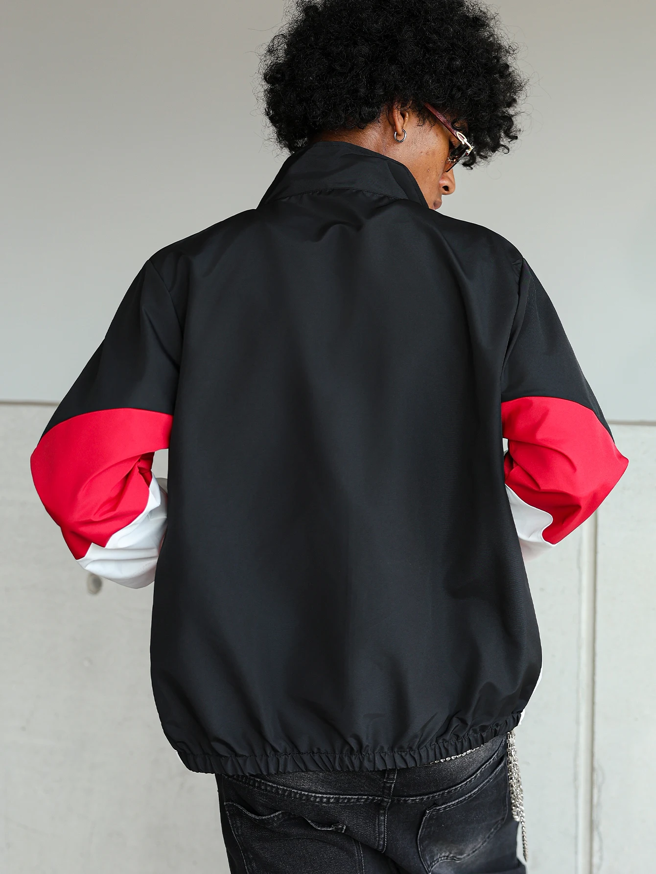 Men's Color-Blocked Jacket, Lightweight, Casual, Travel, Windproof and Wear-Resistant, High-Quality Fabric, Boyfriend Gift
