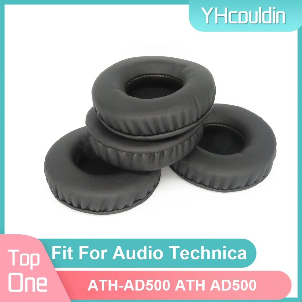 Earpads For Audio Technica ATH-AD500 ATH AD500 Headphone Earcushions PU Soft Pads Foam Ear Pads Black