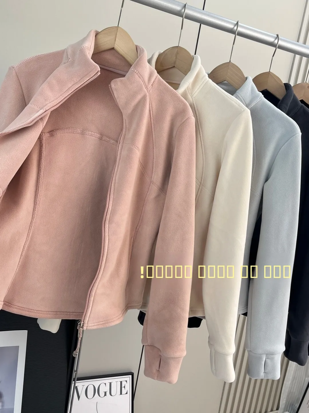 

Women's Slim Fit Fce Jaet Double Sided Fce Thiened Autumn Winter Warm Stand Collar Zipper Closure Casual Sle