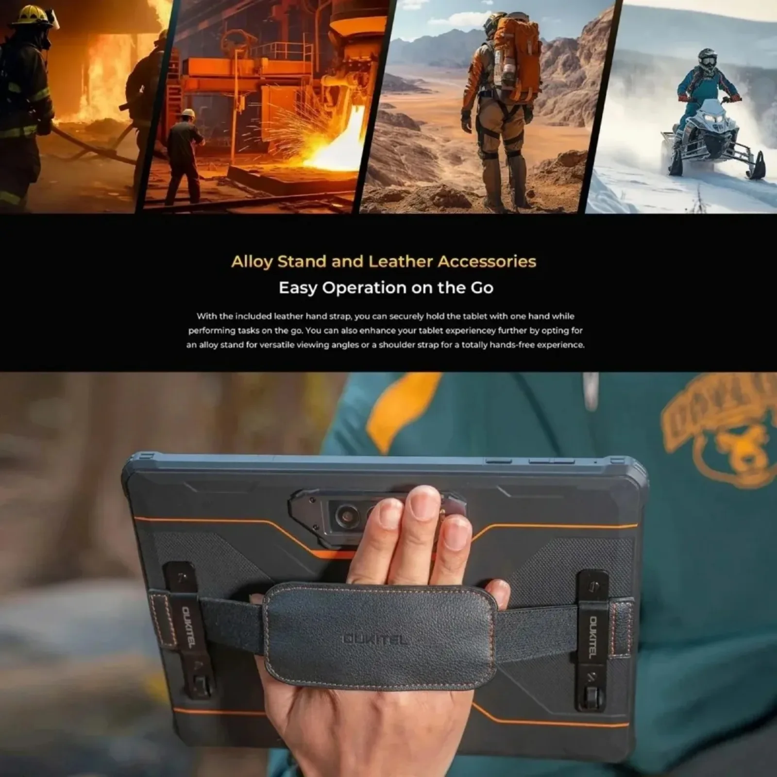 Tablets Rugged Oukitel RT8 com Bateria de 20000mAh, Tela de 11 Polegadas FHD+, 6GB+256GB, Helio G99, Tablet Inteligente com Câmera de 48MP, PC Tablet 33W Android 13 NFC