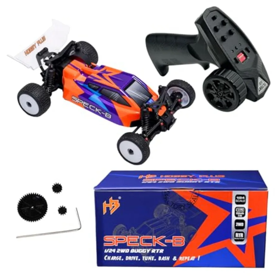 

Радиоуправляемая мини-машинка HOBBYPLUS Speck B 1/24 2WD - RTR RC Багги, быстрый мини-гоночный багги с бесщеточным двигателем, готовый к использованию, с маслонаполненными амортизаторами, для развлечений в помещении