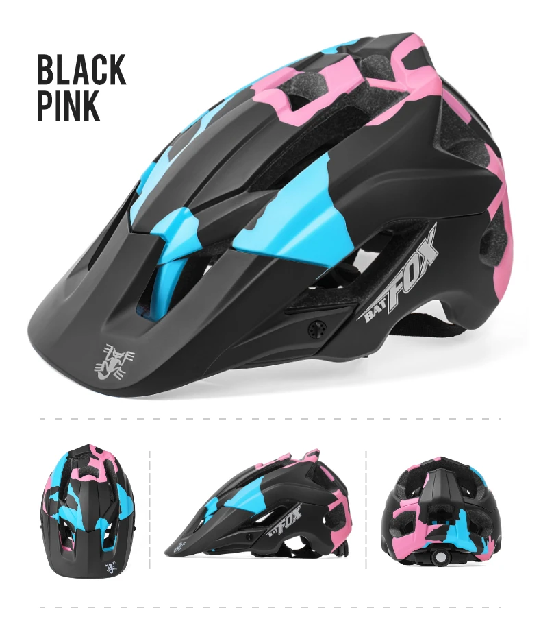 BATFOX Fahrradhelme, stoßfest, verstellbar, atmungsaktiv, für Rennrad, MTB, Fahrradhelm, für Herren und Damen, Casco Ciclismo, Sicherheits-Fahrradausrüstung – Detail 29