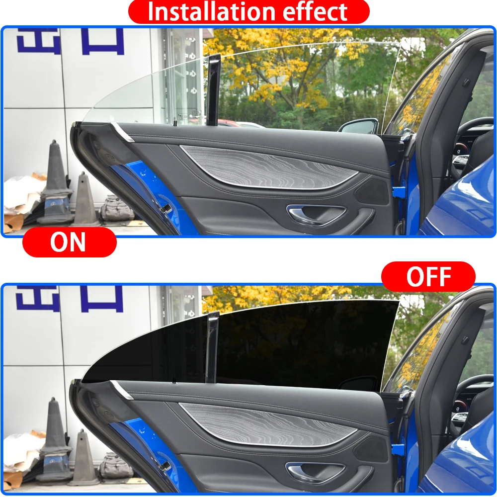 For Mercedes Benz E Class W213 S213 C238 A238 2017-2023 OEM Switchable Electric Smart Privacy Film Polymer Dispersed Film Window