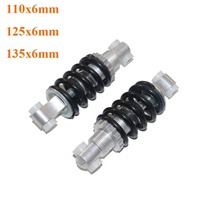 135mm 125mm 110mm  Rear Suspension Shock for Electric Scooter Motorcycle Adjustable Absorber Spring Shock Skate Parts 1SET