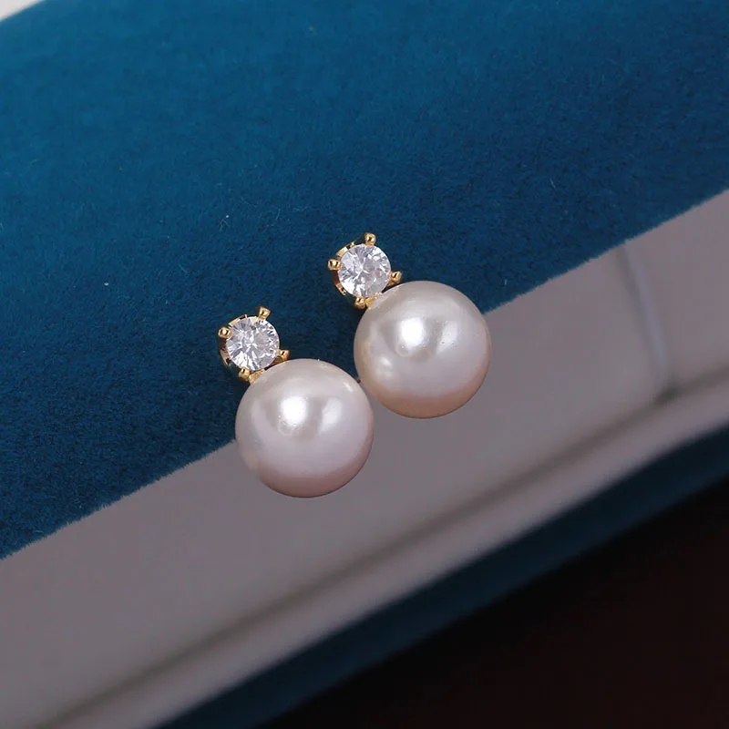 

3 пары ювелирных аксессуаров «сделай сам», серьги-клипсы с цирконием, соединители для женщин, свадебные серьги для девочек, изготовление жемчужных сережек