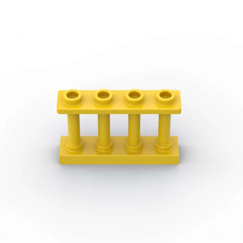 MOC 10 Uds 15332 30055 valla 1x4x2 Kit de bloques de construcción husillo con 4 tachuelas casa Compatible con partículas Idea juguetes regalos para niños