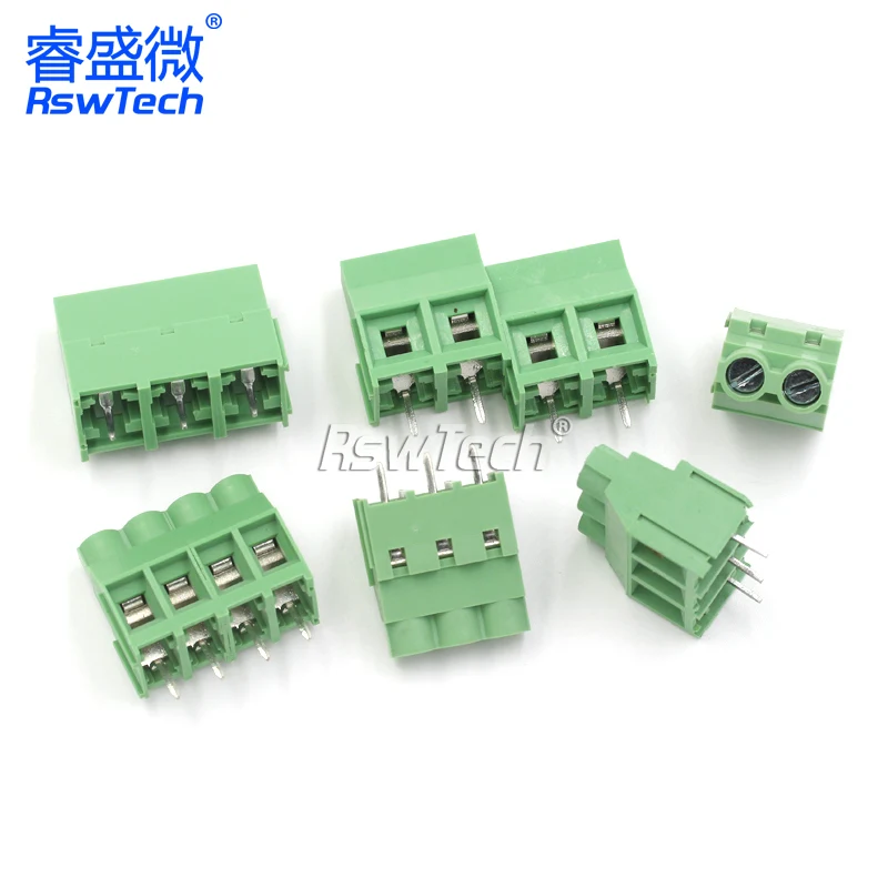 2PCS KF635-6.35/KF7620-7.62/KF950-9.5MM screw type pcb terminal block line 30A can be spliced