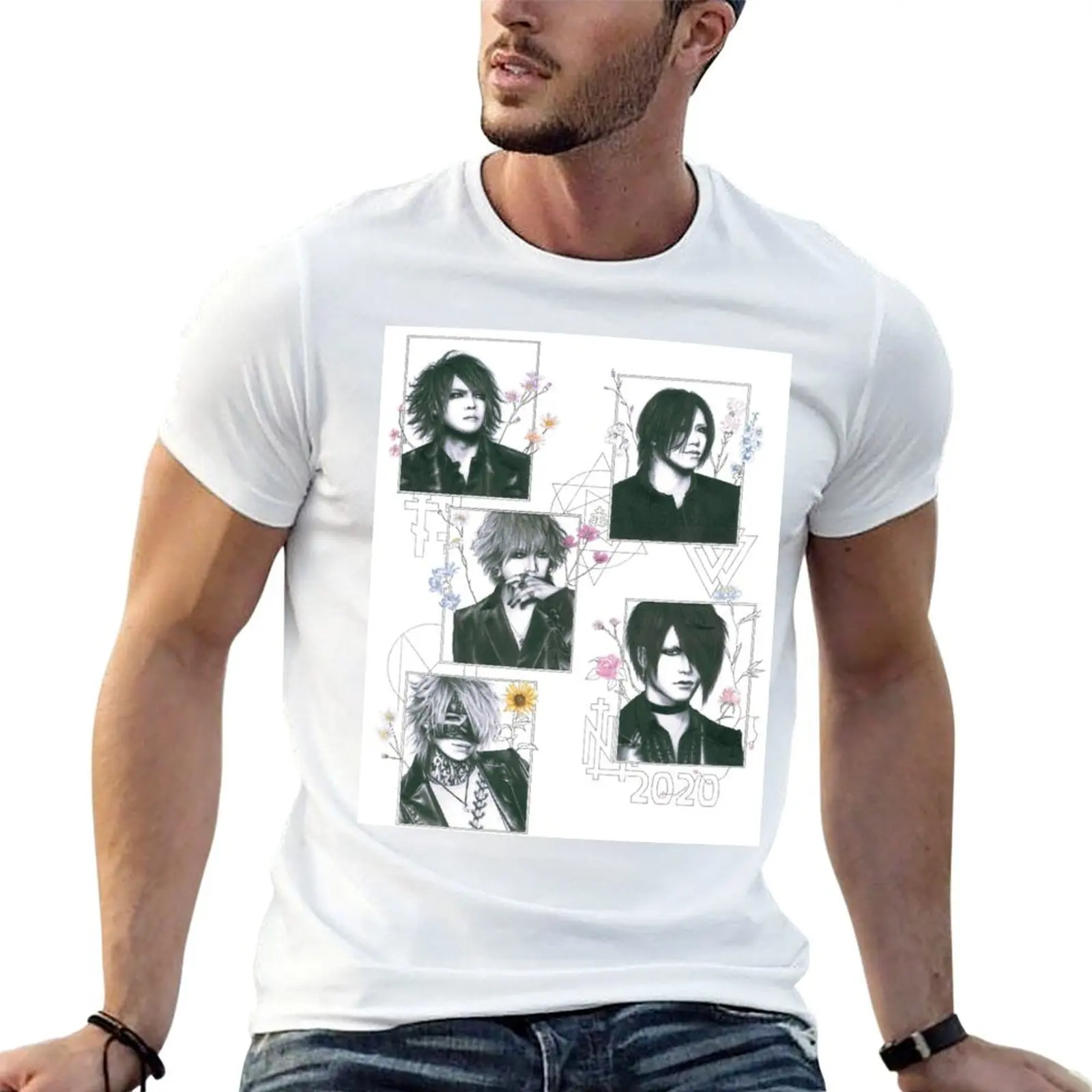 the Gazette fan art T-Shirt Large Size Casual Tee Shirt