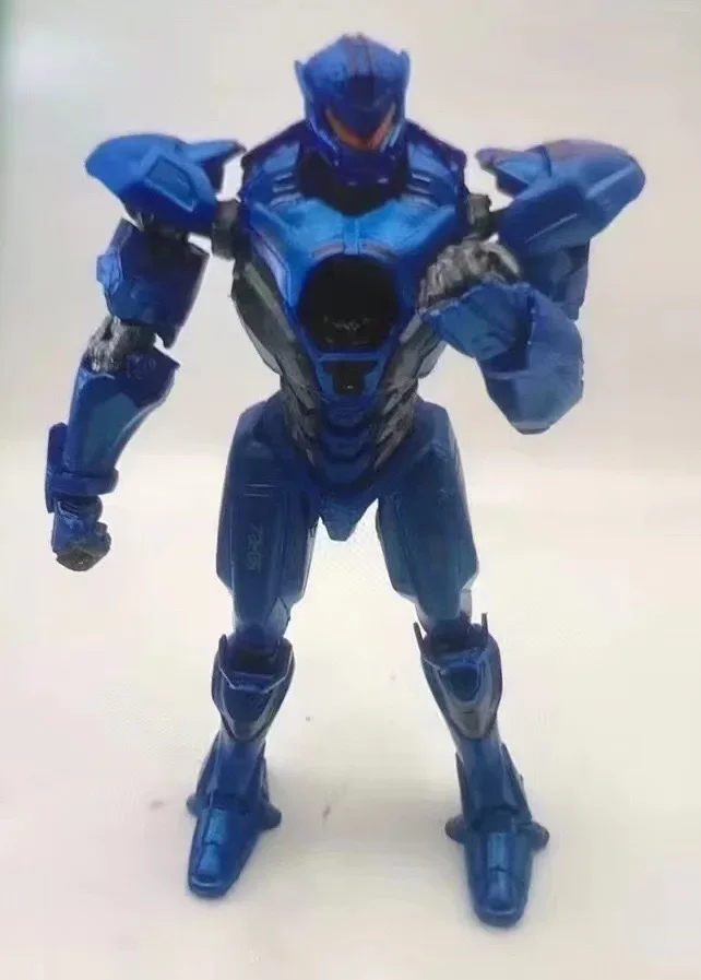 Bandai NECA Pacific Rim Movable Model Revenge Ranger Mecha Battle Damage Blue Version Figure Boxed Toys Gift Collection