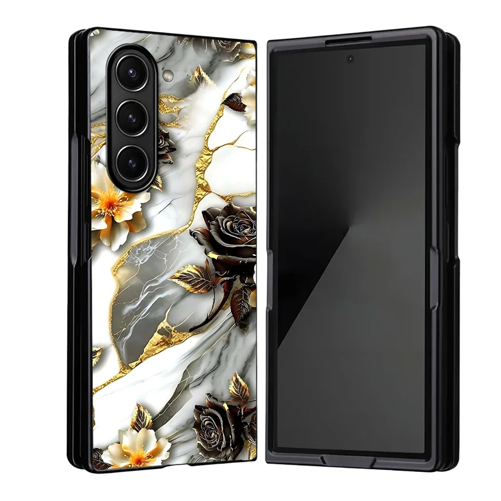 Interesting Marble Case for Samsung Galaxy Z Fold 8 Ultra ZFold5 Z Fold8Ultra ZFold7 Z Fold 7 6 3 ZFold6 ZFold4 Phone Shell