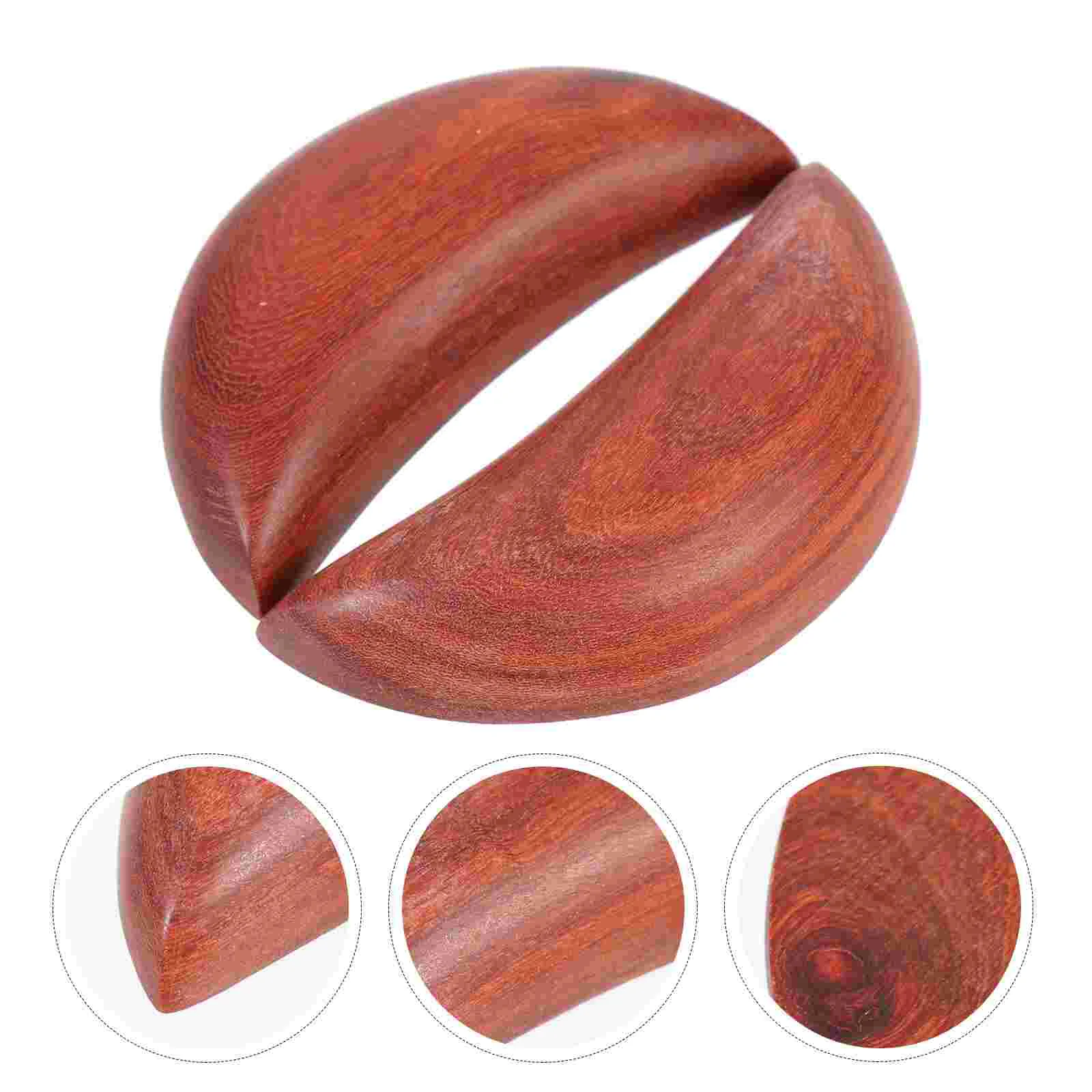 

2 Pcs Wood Moon Shaped Divination Cup Retro Style Dragon Pattern Carving Holy Yin Yang Cups Divination Tool Supplies