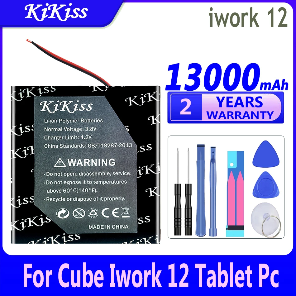 

13000mAh KiKiss New Battery iwork 12 For Cube Iwork12 Tablet Pc Batteries