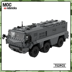 Military Vehicle Series Russia Typhoon-K MRAP Car MOC Building Block DIY Model Puzzle Originality Education Collection Brick Toy