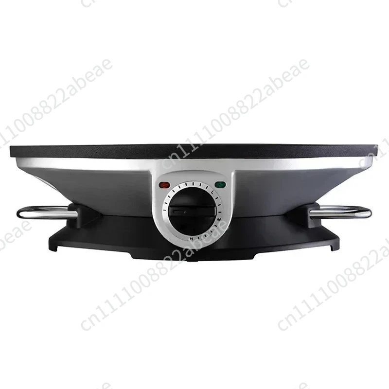 Adjustable Temperature Electric Pancake Maker 1200W for Home, Borderless Non-Stick Pan, Medium and Large Size