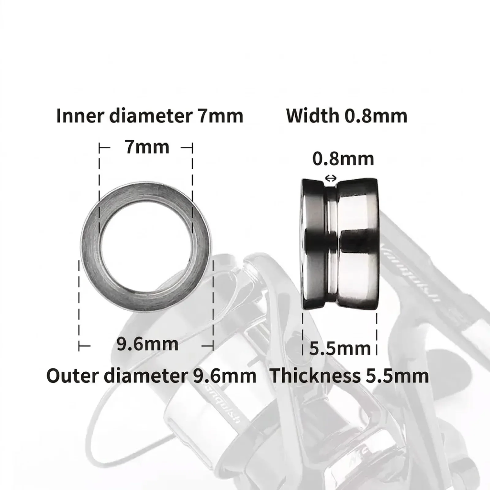 Gomexus Schnurroller für Shimano Stella Twin Power Stradic Vanford Vanquish Soare Exsence Spinning Fishing Glattes Zubehör – Detail 8