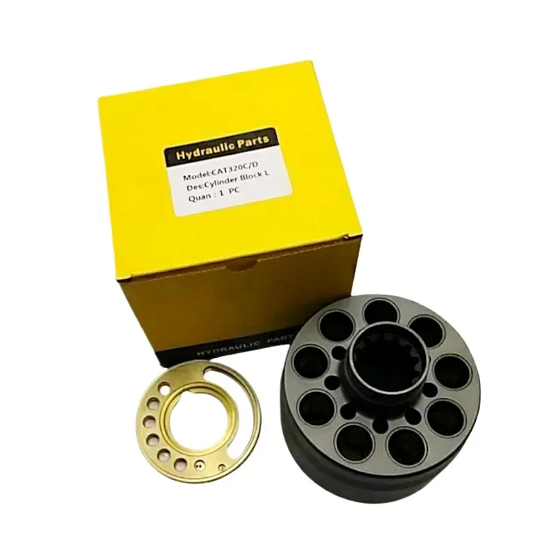 【Factory Wholesale 2026】 Hydraulic Pump Spare Parts 194-8371 Construction Machinery Parts Main Shaft Cylinder Block Piston