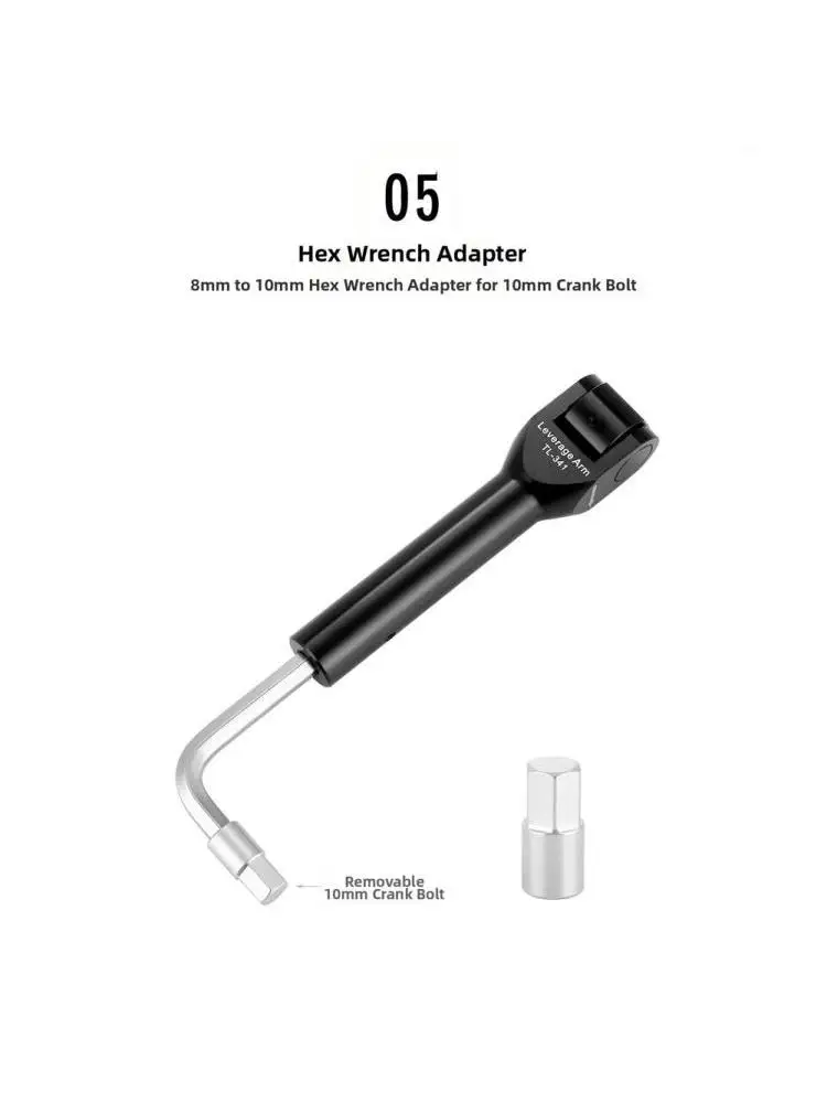 AliExpress TOOPRE Black Crank Bolt Removal Tool Lightweight Bicycle Maintenance Tool Stainless Steel Construction Dual Hex Design