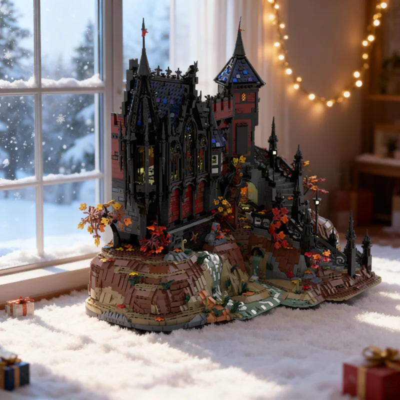 

8628pcs MOC Adventure in Transylvania BASE UPGRADE CASTLE Model Building Blocks Creative Gift DIY Display Decor Adult