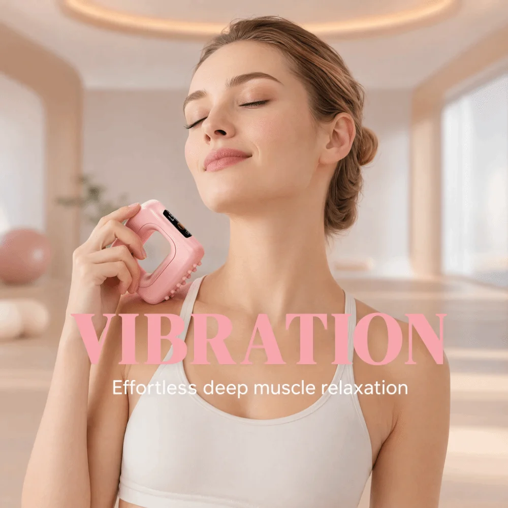 Portable Electric Fascia Massage Ring Ergonomic Fat Burning Electric Body Slimming Machine Low Noise Adjustable Speed