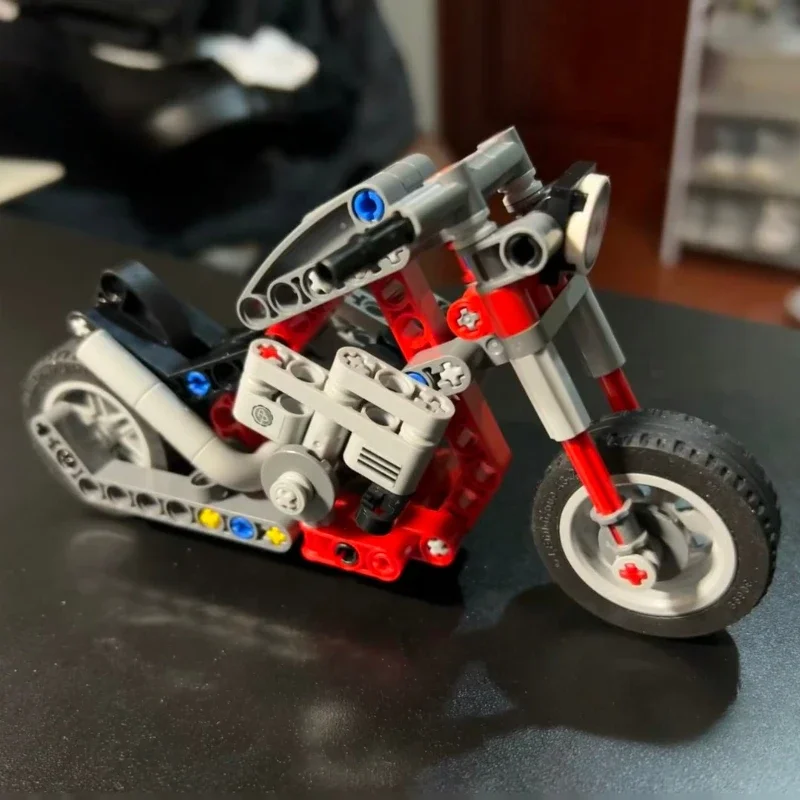 Kit de blocs de construction de moto technique pour Adventure, jouets modèles 2 en 1, cadeau d'anniversaire pour enfants, Compatible avec Legoed