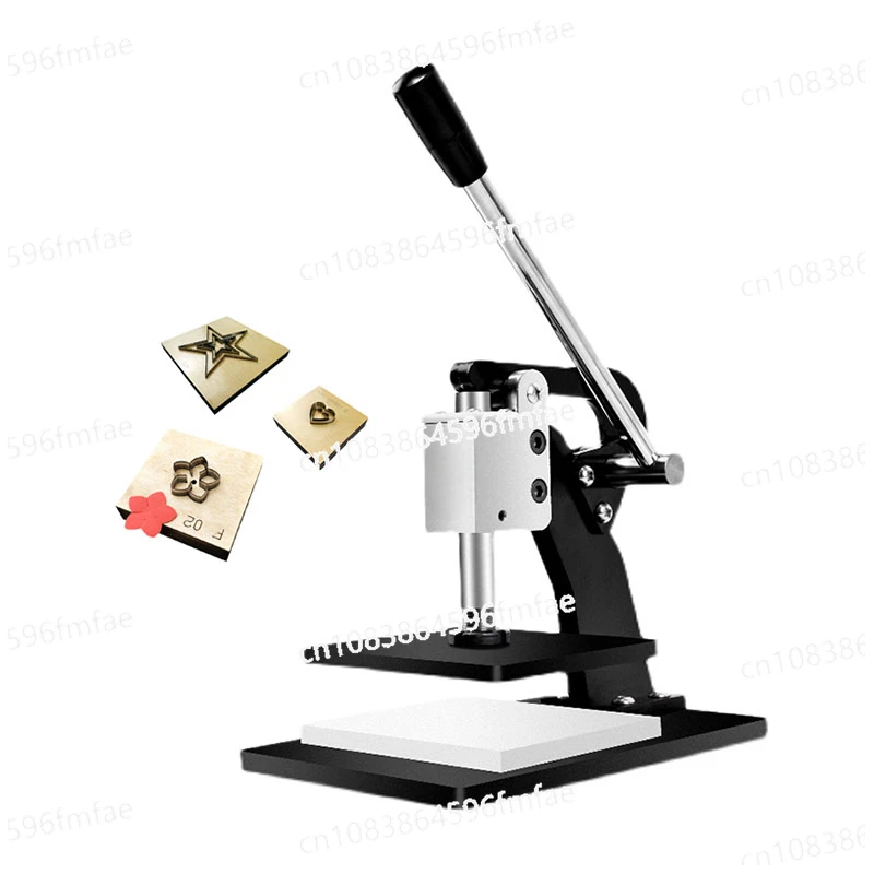 Пресс для высечки кожи 90x130 мм, Ручной пресс, инструмент для пробивки образцов, фотобумага, ПВХ/Эва лист, ткань, пресс-форма, резчик 0,8 T Force