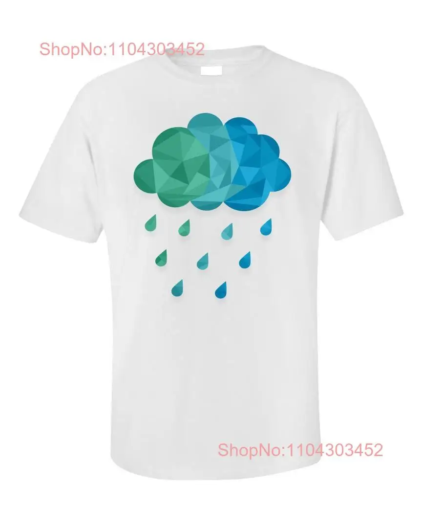 Rain Cloud ArT T Shirt Weather Unique For Enthusiasts Cool Fast Shipping long or short sleeves