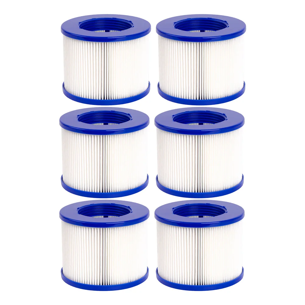 Type VI Filter Cartridge for GYMAX Spa, Compatible with GYMAX & Most Hot Tub Pump, Massage Pool, Inflatable Pool, Swimming Pool