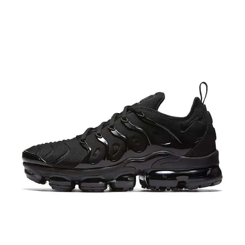 Nike Vapormax Plus TN Men's and Women's Running Shoes Comfortable All-fit Shock-absorbing Air Cushion Darth Vader