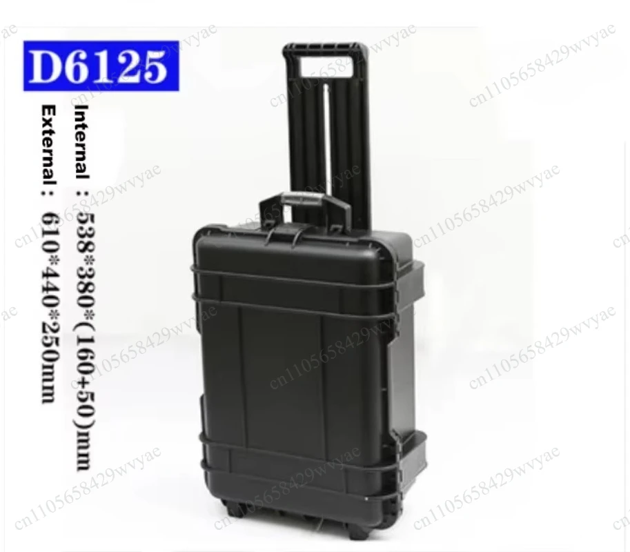 Portable Plastic Equipment Protection Case, Shockproof Waterproof Storage Box with Pre-cut Foam
