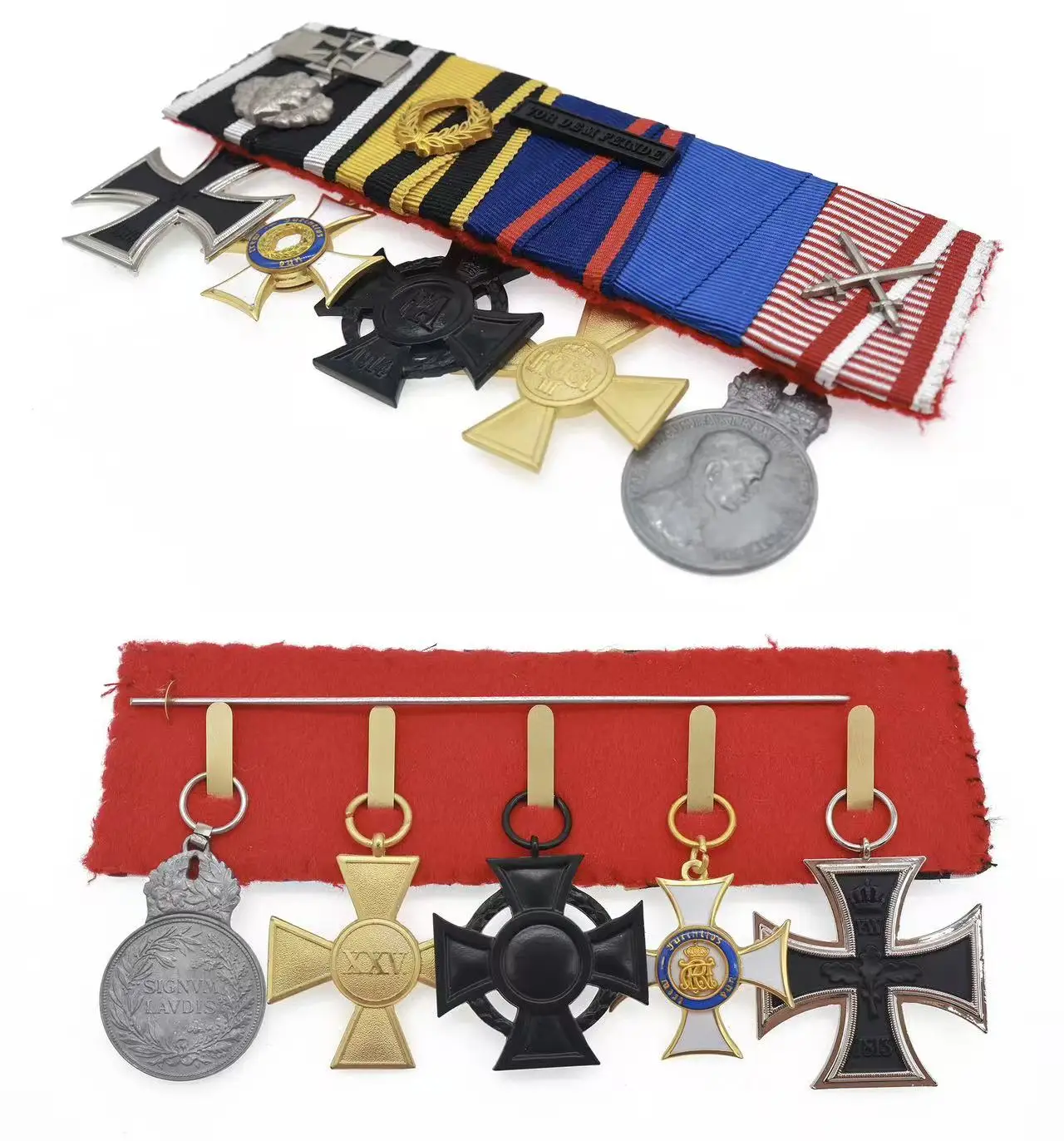 

Reproduction&Customization WWI German Emperor Medal Bar Hanging Board