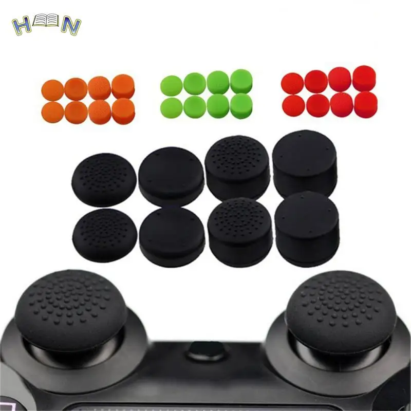 8Pcs Silicone Controller Joystick Thumb Stick Grip Cap Case Cover for PlayStation 4 PS4 PS3 PS2 PS 4 PS 3 PS 2 Xbox