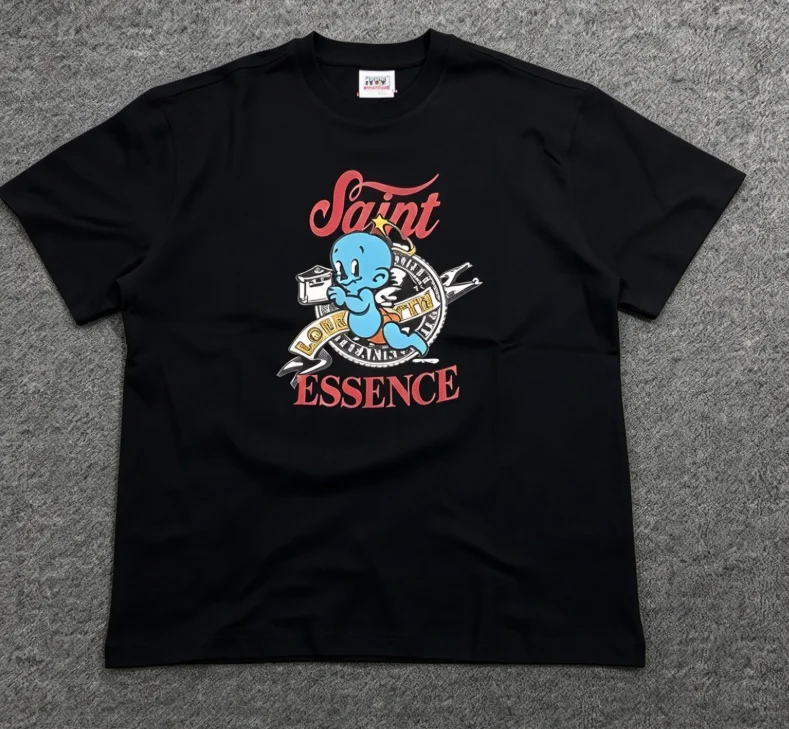 2026 new Best‑Seller‑Trending‑Saint‑Essence‑Cartoon‑Baby‑Graphic‑Short‑Sleeve‑T‑Shirt ****