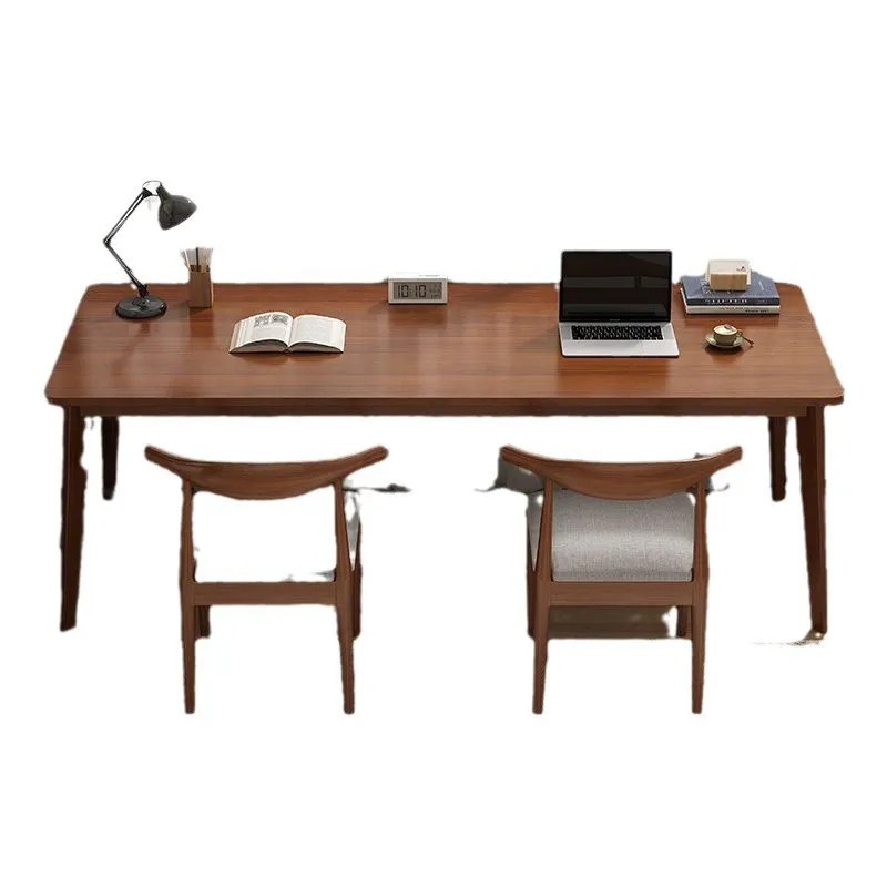 

Двойной стол, длинный стол, ножки из массива дерева, окно у стены, узкий стол, письменный стол, компьютерный стол, верстак, новый китайский