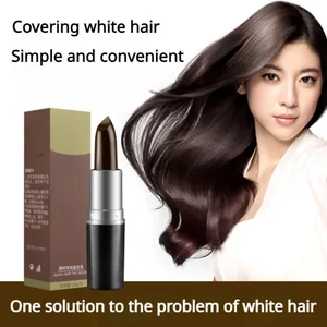 Batom descartável preto e marrom, tintura de cabelo, corretivo de raiz, tintura de cabelo, temporariamente coberto com tintura branca 10 principais vendas tinta preta para pintar cabelo - №8