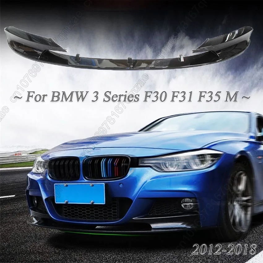 Car Front Bumper Lip Diffuser Splitter Spoiler Cover For BMW 3 Series F30 F31 328i 330i 335i 340i 320d 330d M-Sport 2012-2018