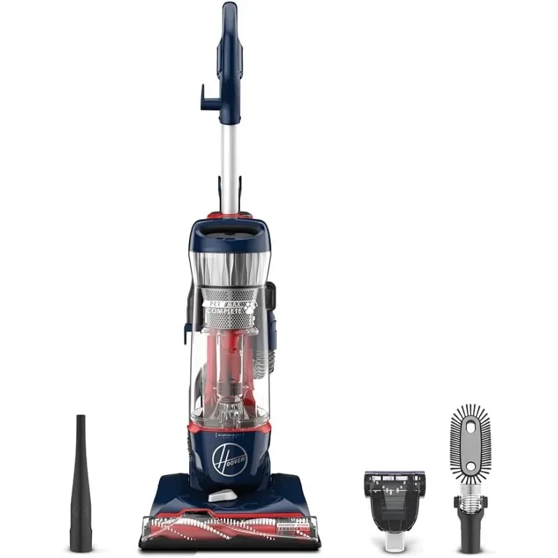 

Hoover MAXLife Pet Max Complete, Bagless Upright Vacuum Cleaner, For Carpet and Hard Floor, UH74110, Blue Pearl