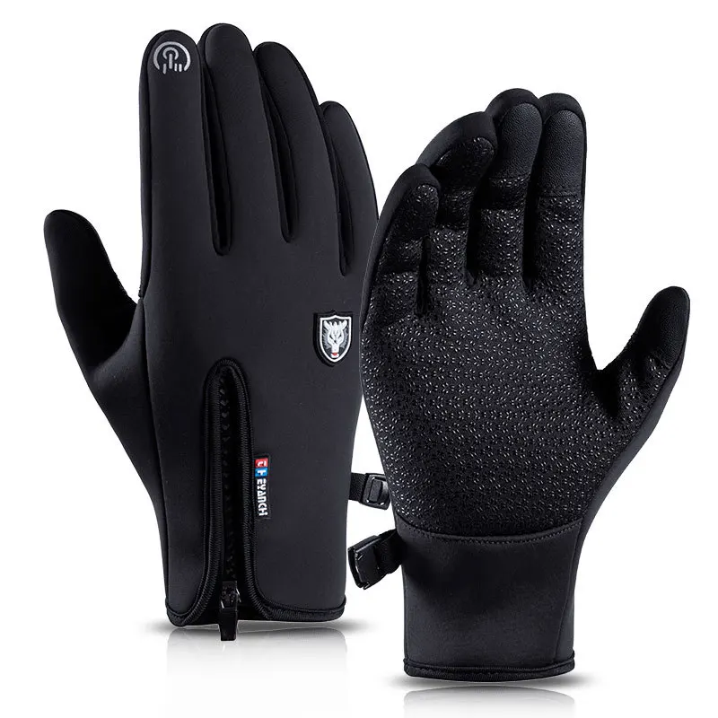 Cycling Gloves Men Women Q908 Outdoor Windproof Waterproof Touch Screen Sports Winter Warmth luva Cycling Skiing Gloves