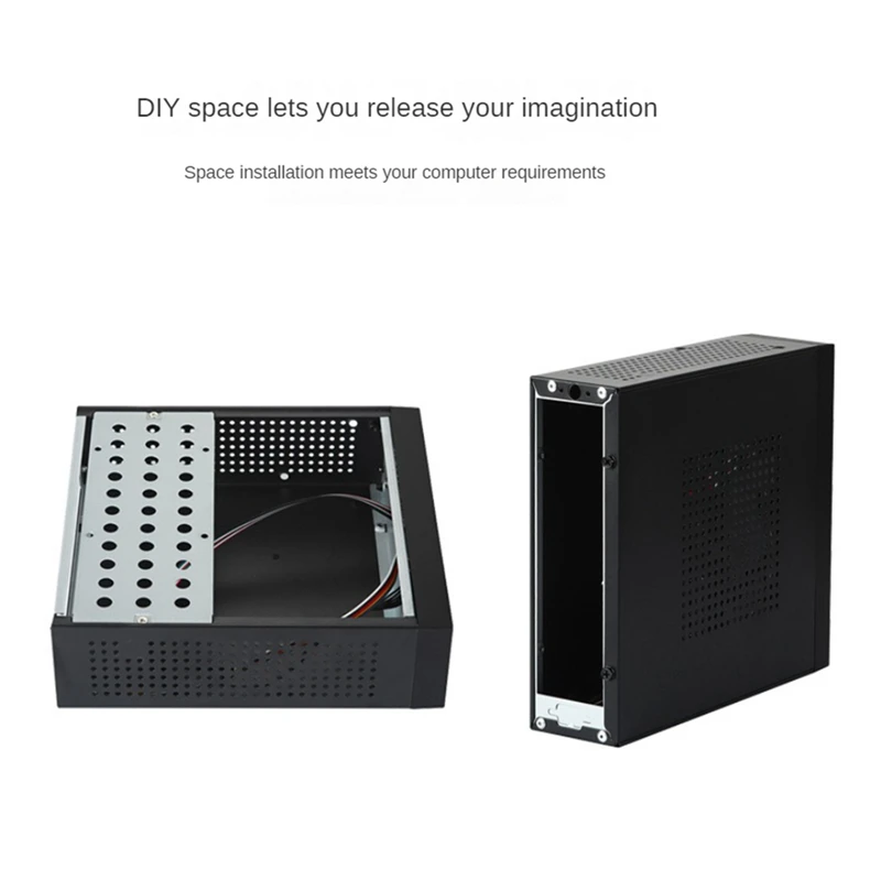 M06 Mini Desktop Case MINI-ITX PC Chassis Versatile And Efficient Industrial Control Case With Telescopic Foot Stand Easy To Use